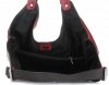 Bőr táska shopper bag Vera Pelle bordó 9551